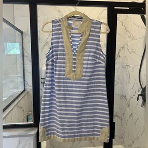 Sail to Sable Sleeveless Classic Tunic Dress